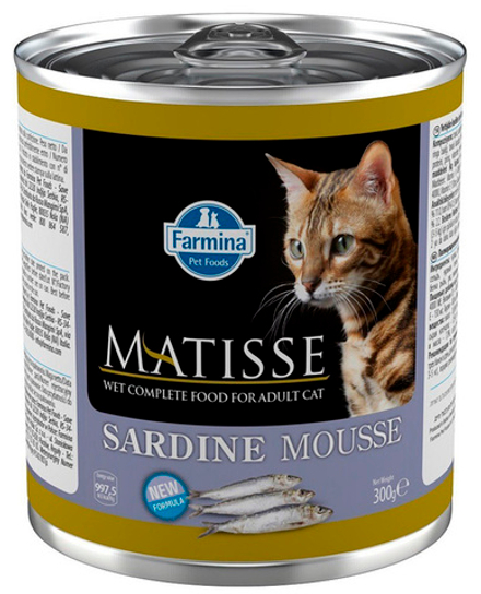 Матисс мусс для кошек с сардинами MATISSE CAT MOUSSE SARDINE