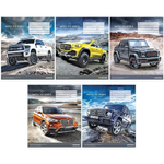 Тетрадь школьная А5 12л клетка "Техника. Extreme adventure" (Спейс) микс цветов (комплект 3 шт)