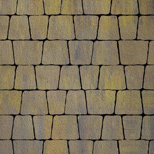 Тротуарная плитка Аттика, 60 мм, colormix Бромо, native