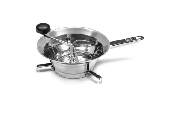 Сито для протирки пюре 26 см Tomatto, 3 сменных тёрки, нержавеющая сталь