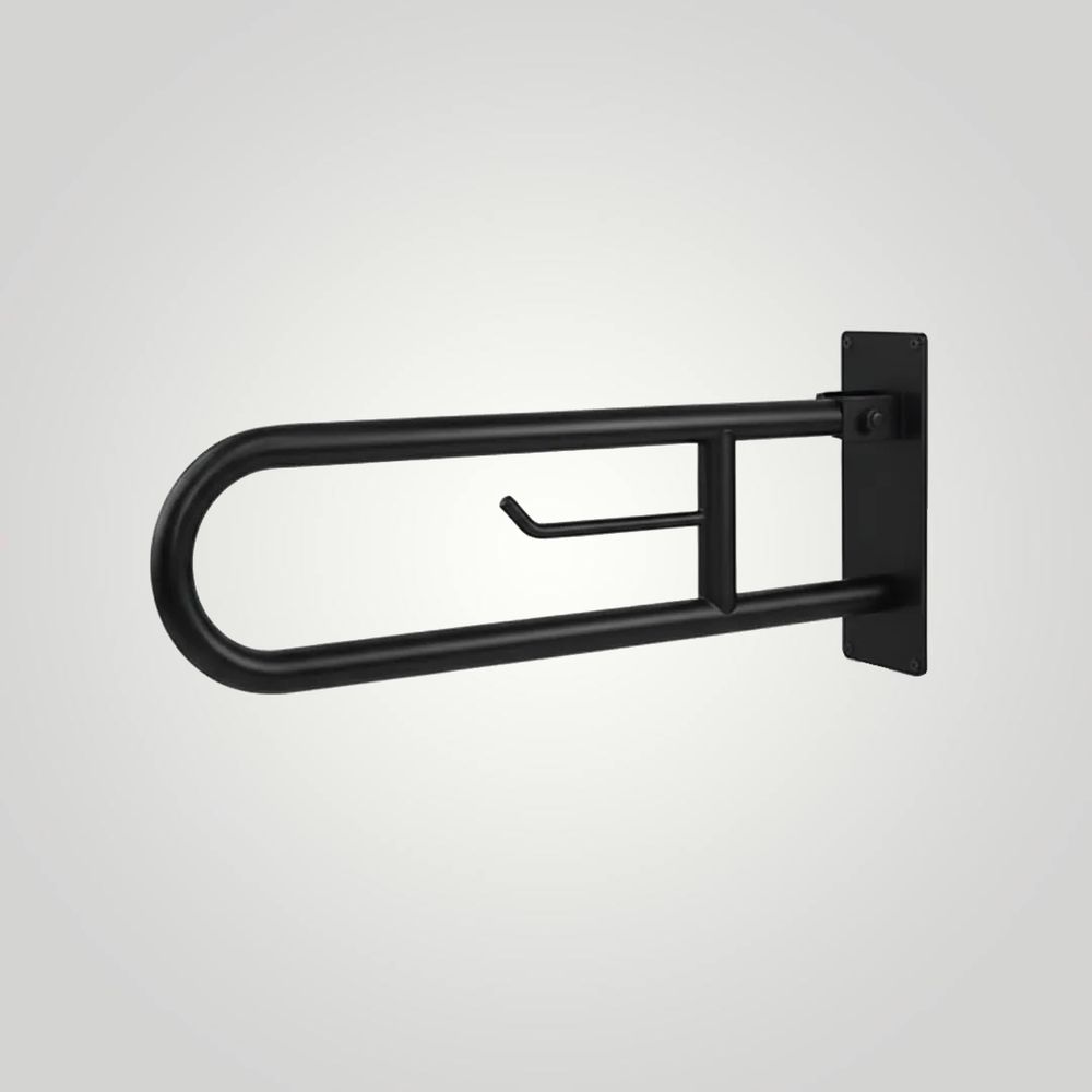 Поручень откидной 600 мм нерж. сталь NOFER 15051.60.N чёрный