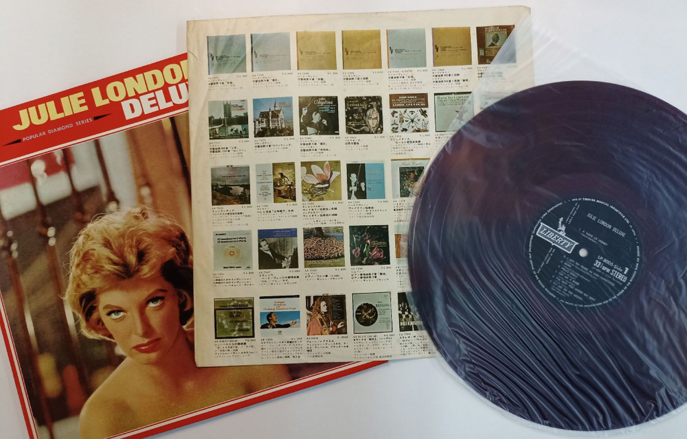 Винтажная виниловая пластинка Julie London Deluxe (Japan 1967) (Red Vinyl)
