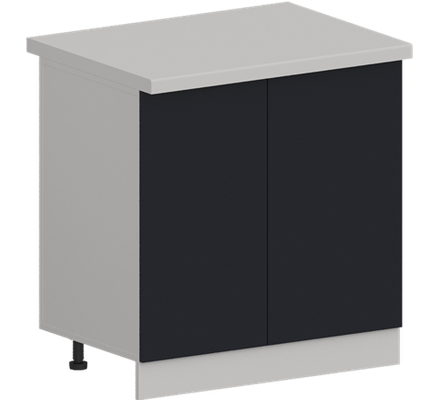 Кухня Модуль ШН 800 Графит / Индиго