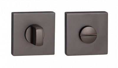 Завертка PUERTO BK AL 03 B черная КВАДРАТная