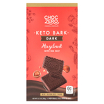 ChocZero, Keto Bark, темный шоколад, фундук с морской солью, 8 батончиков, 90 г (3,2 унции)