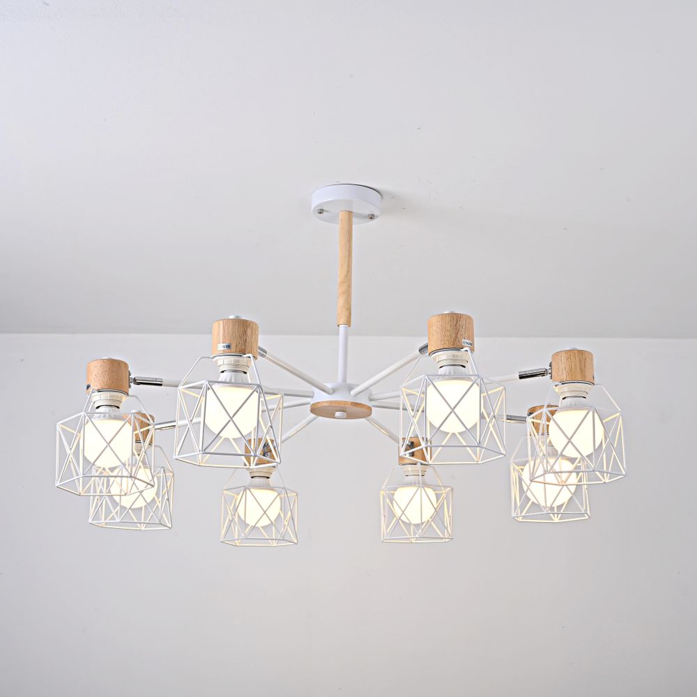 Потолочная Люстра Corf B3 White 8 Lamps By Imperiumloft