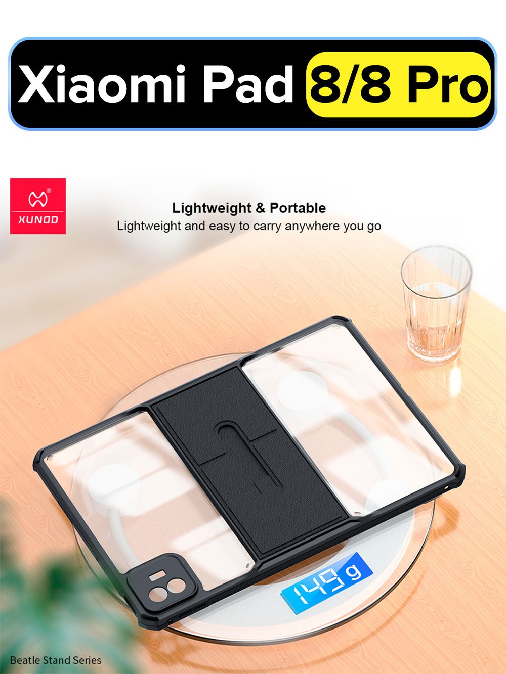 Чехол для Xiaomi Pad 8/8 Pro с подставкой противоударный XUNDD