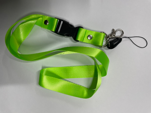 Зеленый / Брелок, шнурок для ключей на шею без логотипа, ланъярд, крафт, зеленый (1 шт)