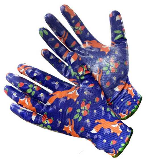 Перчатки САДОВЫЕ нейлоновые с нитриловым покрытием