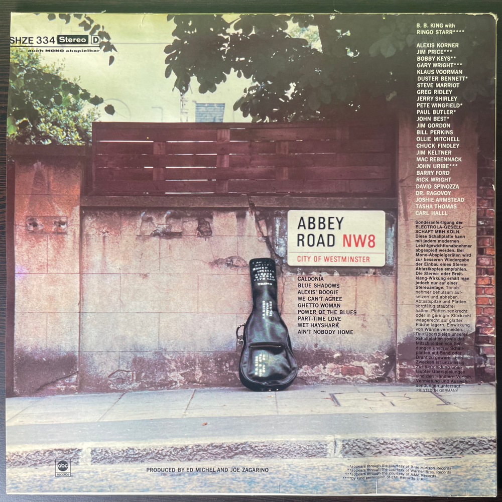 B.B. King ‎– In London (Германия 1971г.)