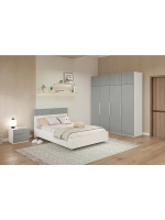 Кровать двухспальная 160х200 с ящиком для белья Белый