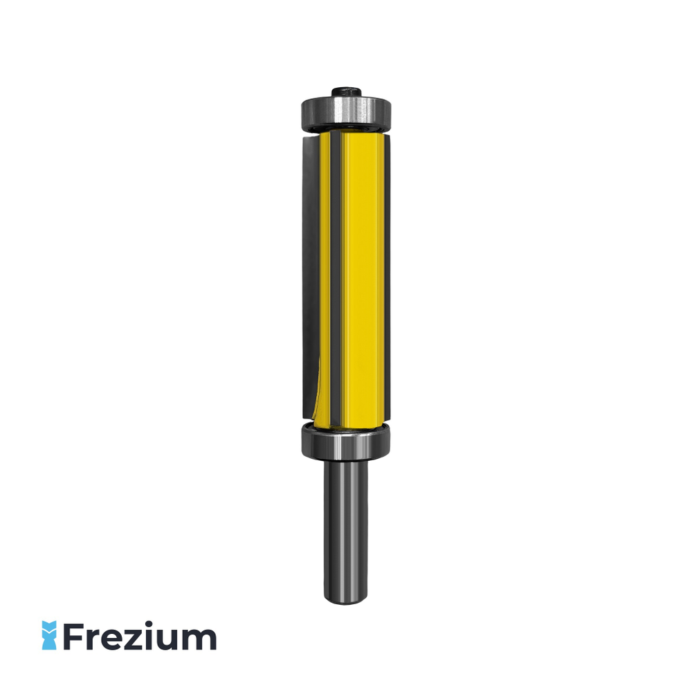 Обгонная фреза по дереву с верхним и нижним подшипниками 16x8x51x92 Z4 Обгонная фреза по дереву с верхним и нижним подшипниками 16x8x51x92 Z4
