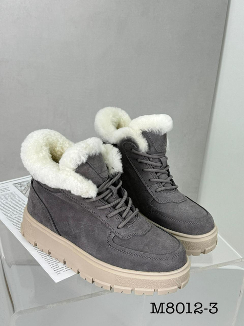 Ботинки зима нат. замша по 8 пар (36-41)р./ M8012-3