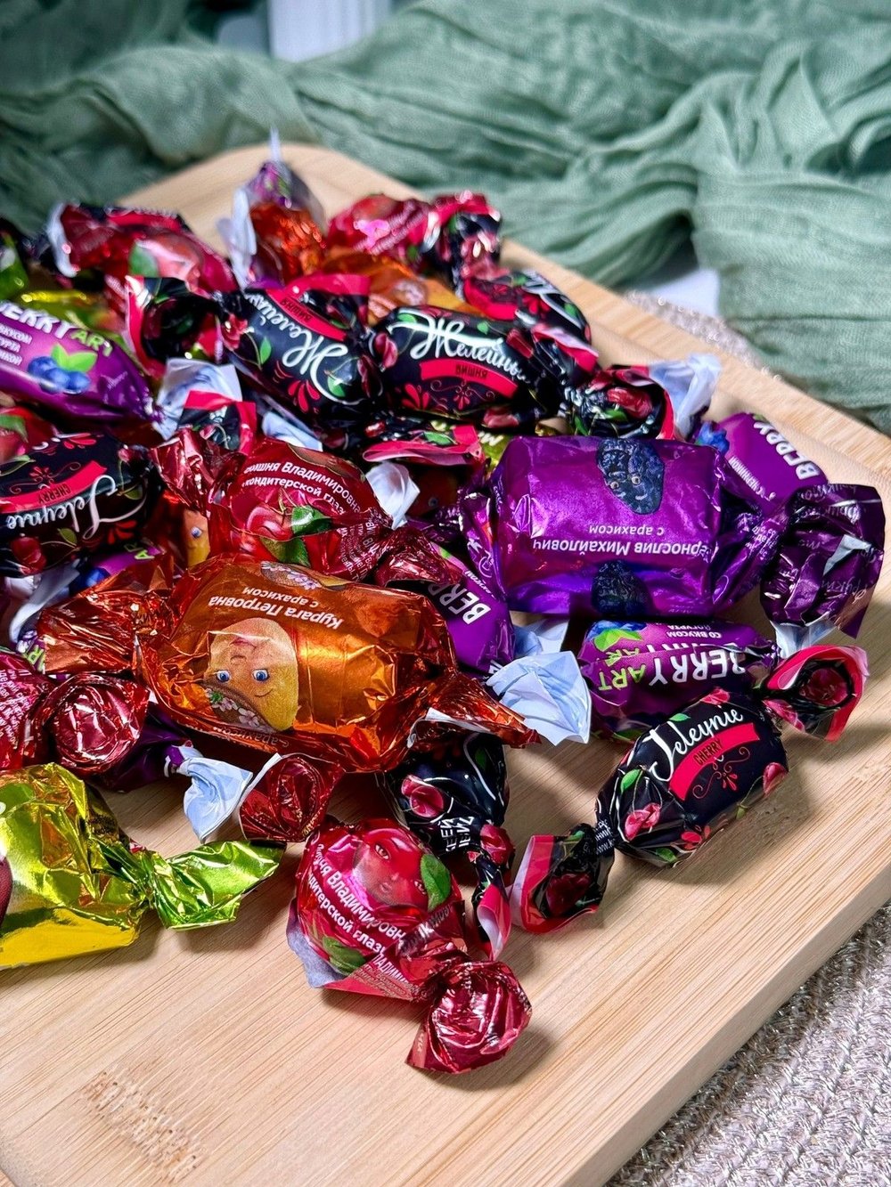 Конфеты глазированные Ассорти к чаю 500гр.