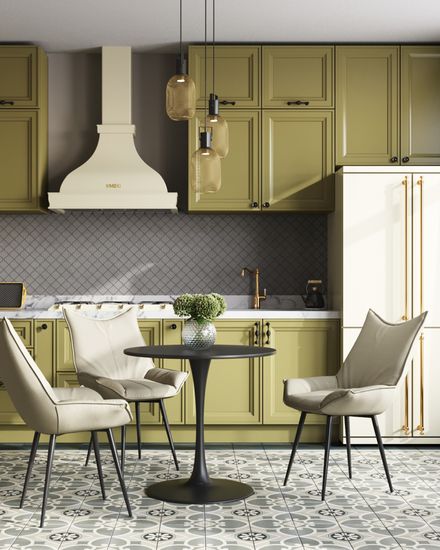 Стол Tulip D80 черный