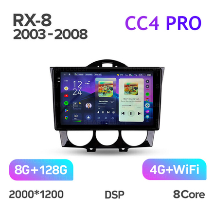 Teyes CC4 Pro 9" для Mazda RX-8 SE 2003-2008