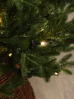 Елка с гирляндой встроенной «Эльга» (Литая хвоя) от 1,5 м до 3 м