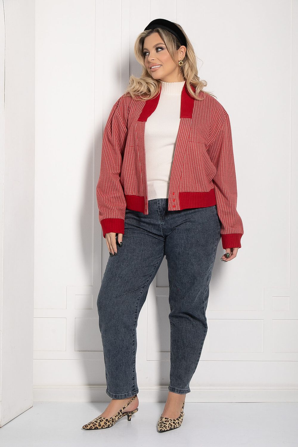 Жакет Модный (красный) Б12687-13 LT Collection