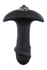 Черный анальный вибромассажер Single Speed Star Arrow Plug - 11 см.