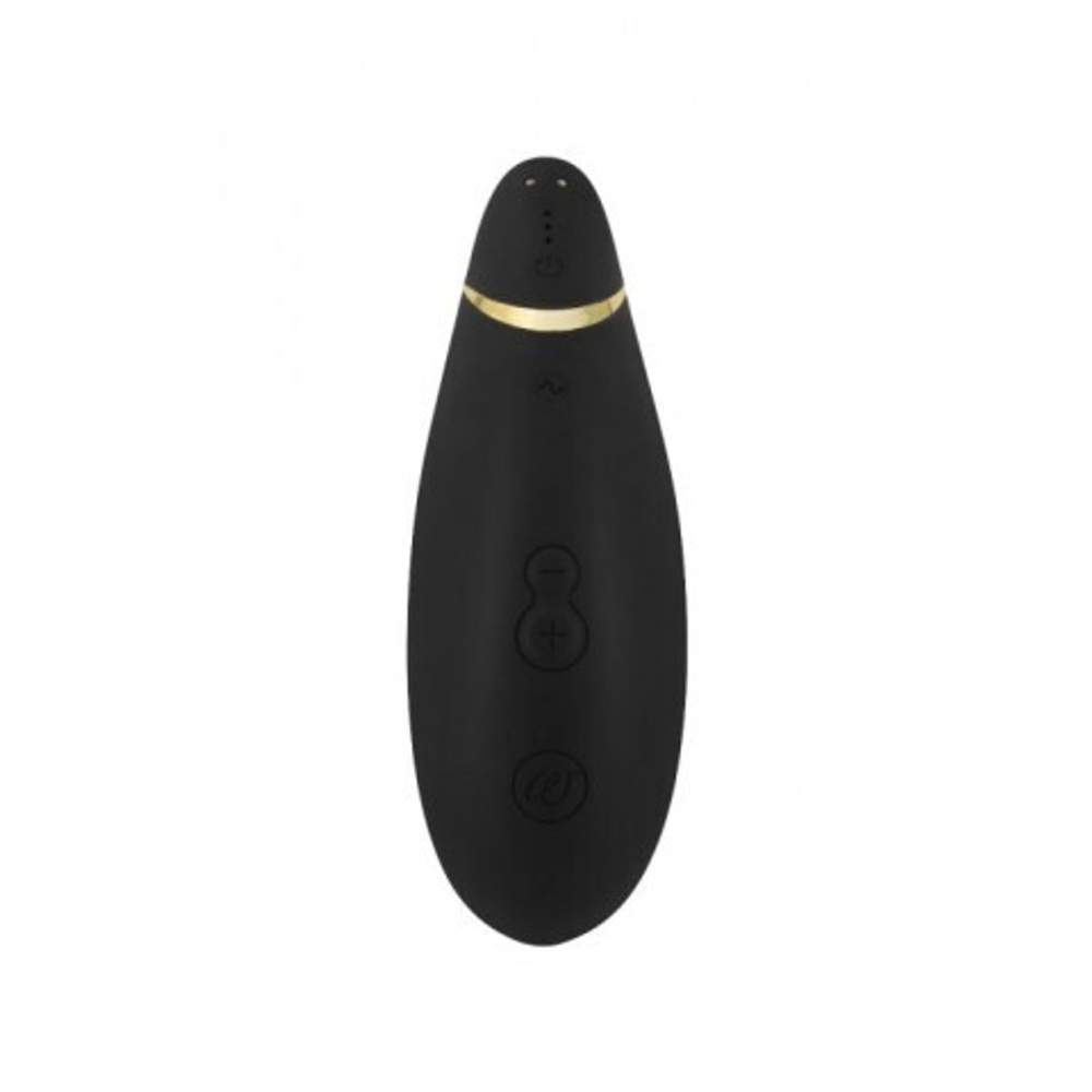 Бесконтактный клиторальный стимулятор Womanizer Premium черный/золотой
