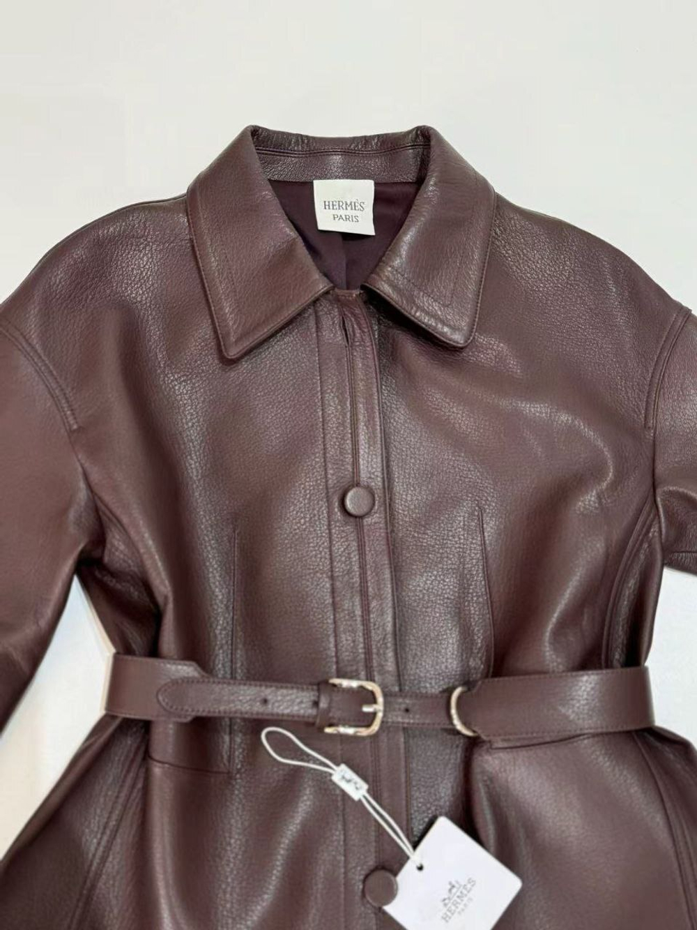 Кожаная куртка Hermes