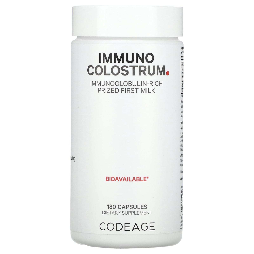 Codeage, молозиво, 180 капсул (500 мг в 1 капсуле)