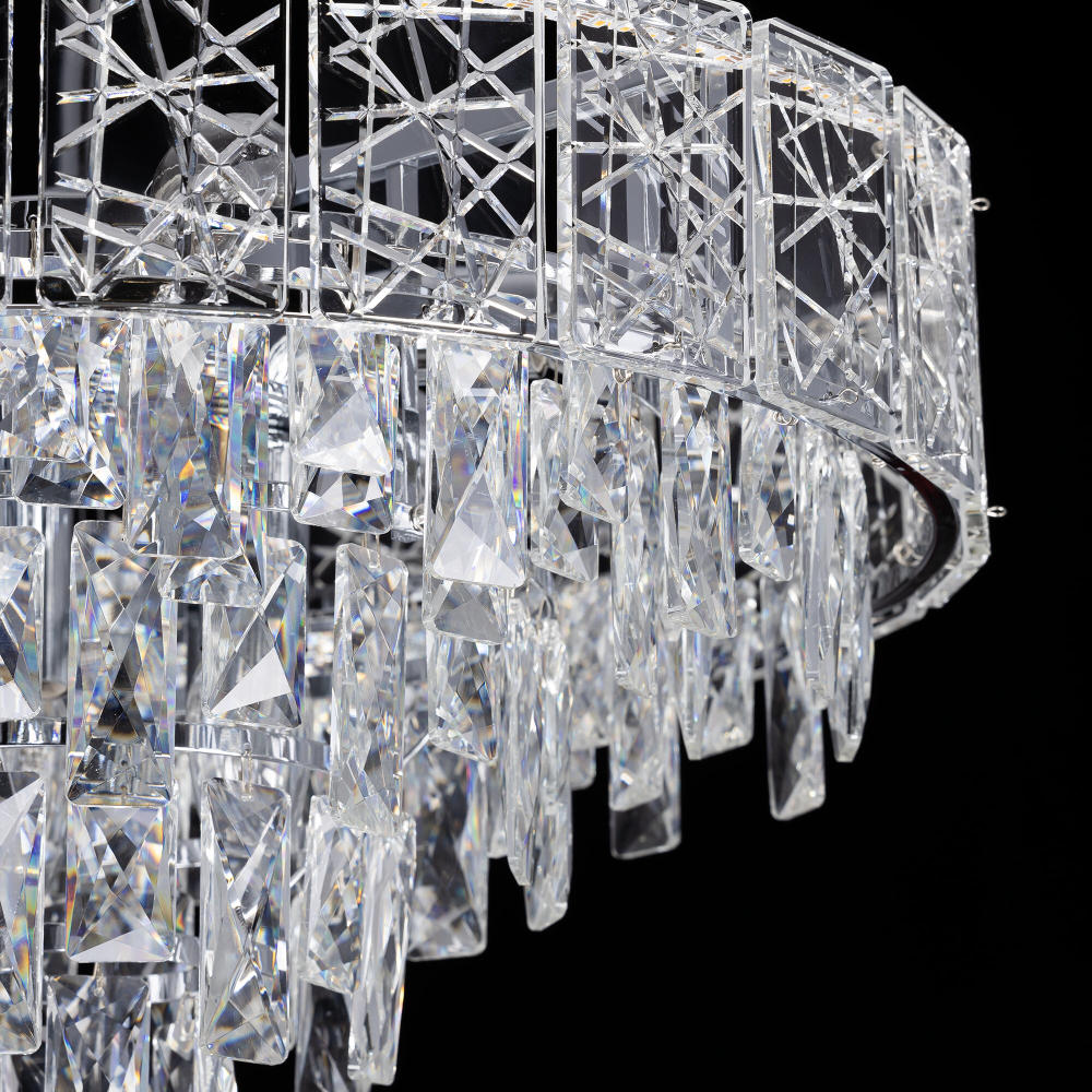 Citilux SAGRADA CL317251 Люстра хрустальная подвесная Хром