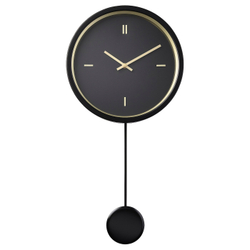 IKEA STURSK  (ИКЕА СТУРСК)  -  Настенные часы, черные, 26 см