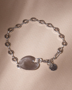 Браслет ORI TAO, Palmspring, с пальмовым листом, OT24.2-13-69250 (серебристый)