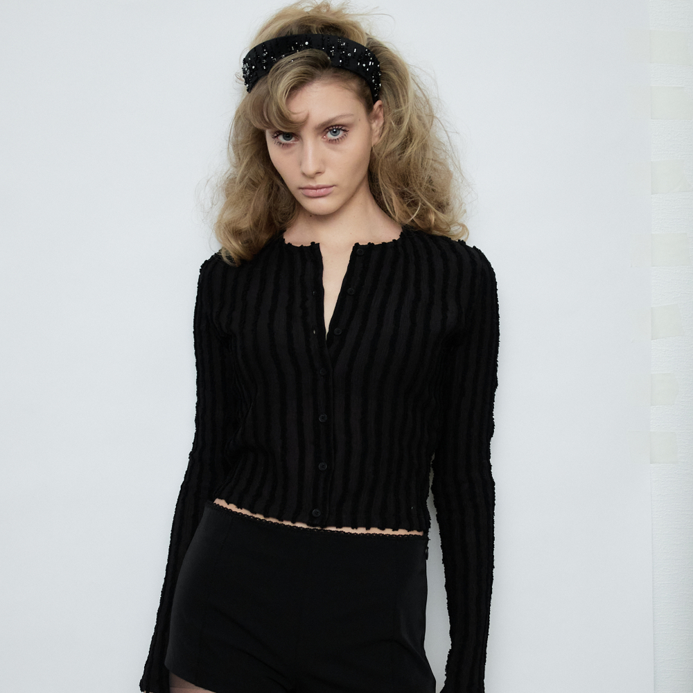 Кокошник S с черным декором