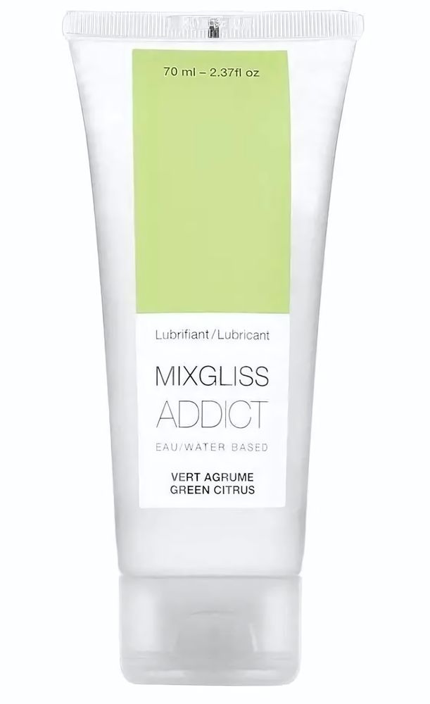 Смазка на водной основе Mixgliss Addict с ароматом цитруса - 70 мл.