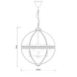 Люстра Residential 4L brass