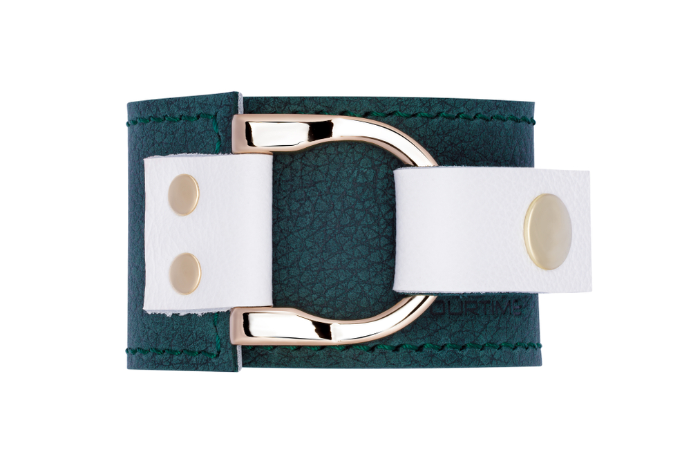 Браслет широкий кожаный