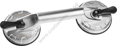 ЗУБР 80 кг на присоске, Двойной алюминиевый подъемник, ПРОФЕССИОНАЛ (33723-2)