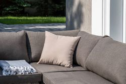 "Лунго" трансформирующаяся лаунж-зона из искусственного ротанга, цвет бежевый