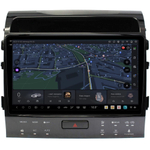 Магнитола для Toyota Land Cruiser 200 2007-2015 (рамка 10, климат на ШГУ) - Carmedia OL-1620-2-ABC QLed+2K, Android 13, UIS7870 (DUDU7), CarPlay, SIM-слот