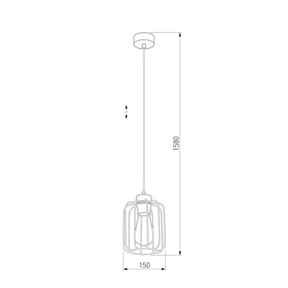 Подвесной светильник TK Lighting 4714 Galaxy New