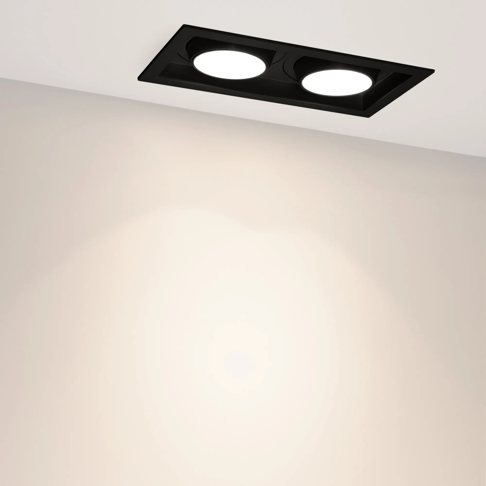 Светильник MS-VORTEX-BUILT-S250x140-2x30W Day4000 (BK-BK, 17 deg, 230V) (Arlight, IP20 Металл, 5 лет) 058444