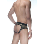 Сексуальные золотистые блестящие трусы-джоки (Размер: L) (Цвет: золотистый)