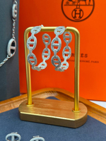 Серьги Hermes кольца