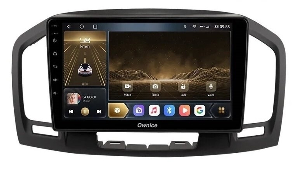 Штатная магнитола OWNICE OL-9267-U для Opel Insignia 2009–2013 на Android 12.0