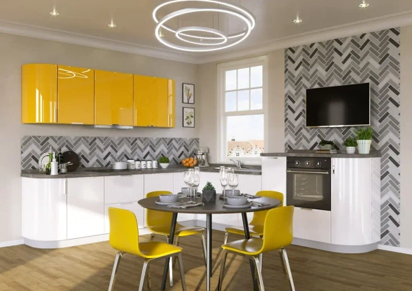 Примеры современных дизайнов кухонь из интернета