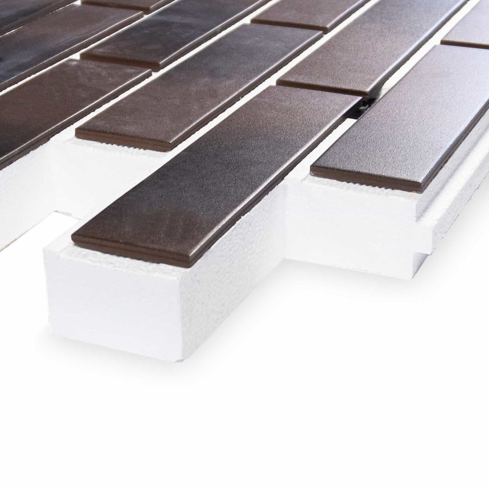 Клинкерная термопанель ППС Керамин Амстердам Шейд 1020х455 мм