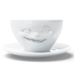 Чайная пара winking, 200 мл, белая