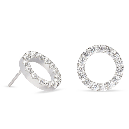 Серьги Coeur de Lion Crystal-Silver 2057/21-1817