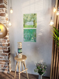 Картины-наклейки на стену для декора интерьерные №110