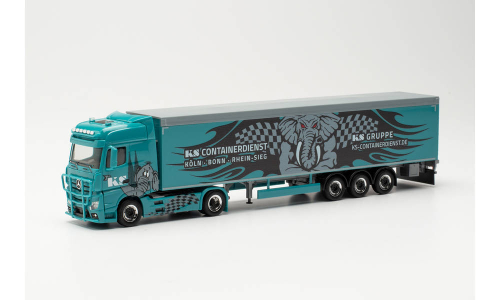 Грузовик MERCEDES-BENZ ACTROS с п/п "KS CONTAINERDIENST"