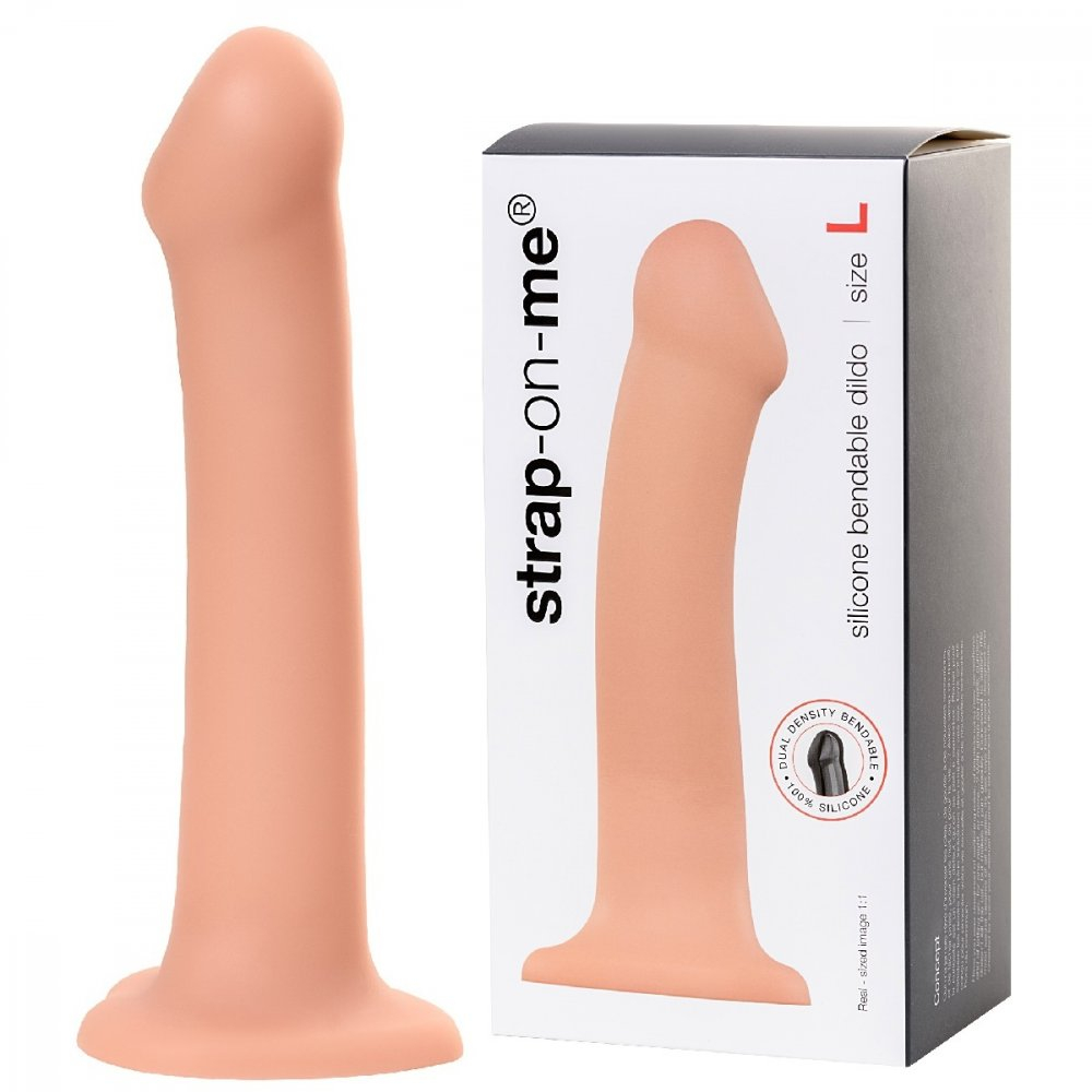 Страпон на присоске Strap-on-me L силикон телесный 19 см