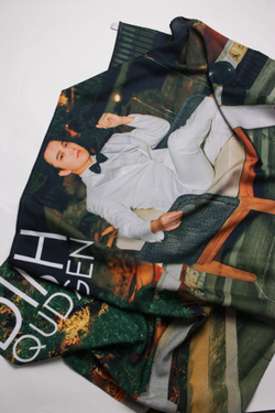 "Dimash" fan’s flag