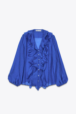Блуза с воланами — zw collection